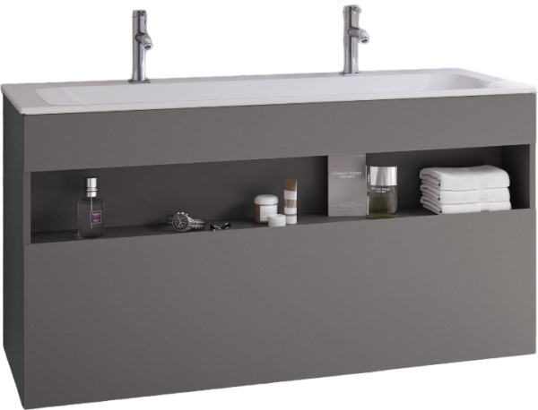 Тумба под раковину Keuco Stageline 32882 120 см, инокс матовый