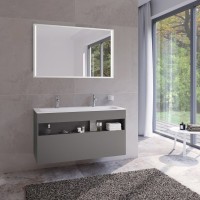 Тумба под раковину Keuco Stageline 32882 120 см, инокс матовый
