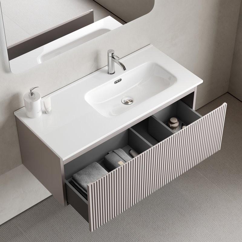 Тумба с раковиной Sancos Snob R 1.0 100 R doha soft