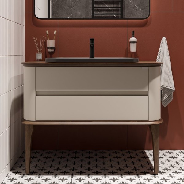 Тумба с раковиной STWORKI Pier 100 mink