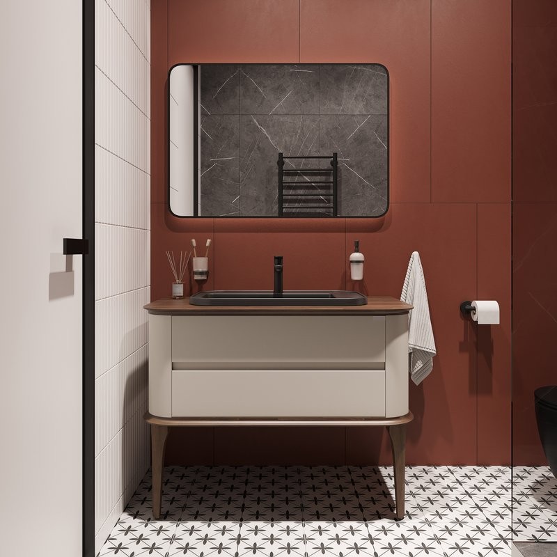 Тумба с раковиной STWORKI Pier 100 mink