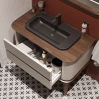 Тумба с раковиной STWORKI Pier 100 mink