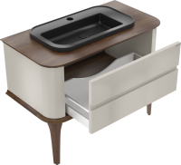 Тумба с раковиной STWORKI Pier 100 mink