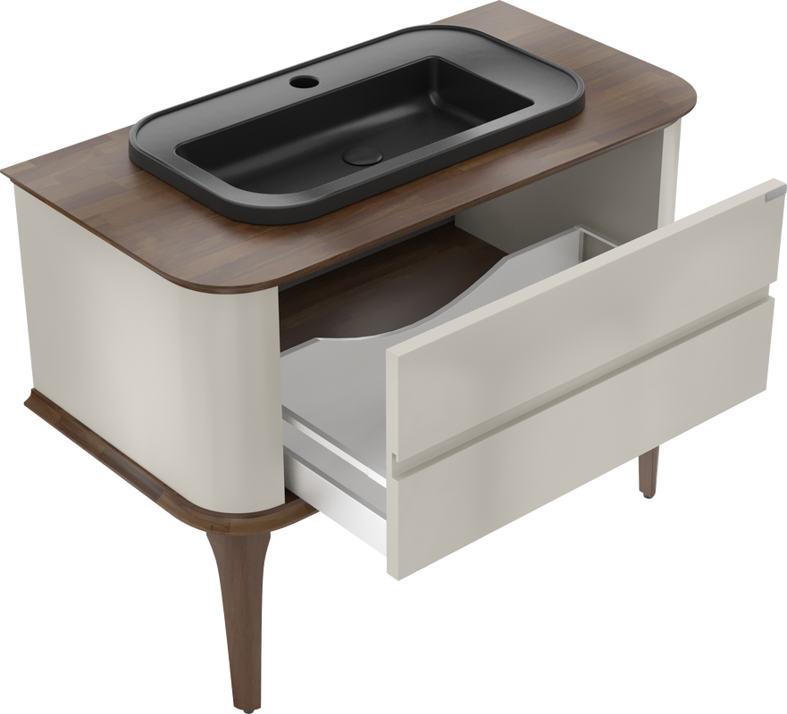 Тумба с раковиной STWORKI Pier 100 mink