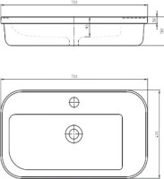 Тумба с раковиной STWORKI Pier 100 mink