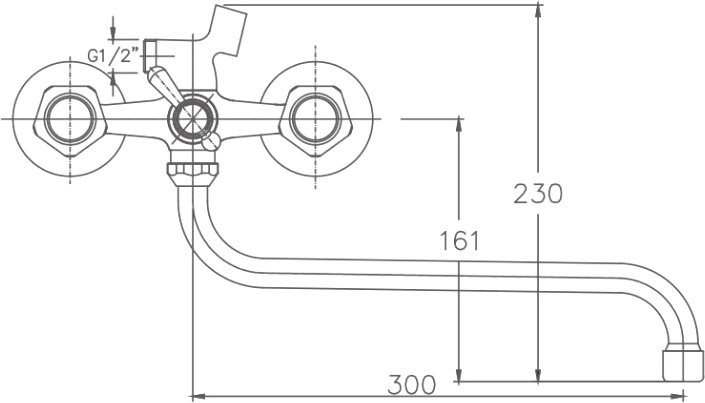 Универсальный смеситель Haiba HB2209