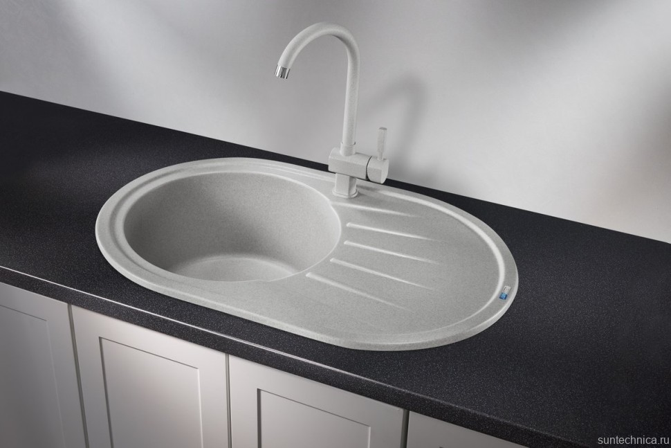 Мойка кухонная Granula Standart 7601, базальт