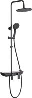 Душевая стойка Lemark Tropic LM7012BL черная
