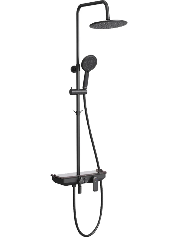 Душевая стойка Lemark Tropic LM7012BL черная