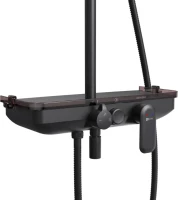 Душевая стойка Lemark Tropic LM7012BL черная