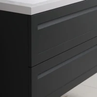 Мебель для ванной комнаты Art&Max Platino 100, подвесная, серая матовая