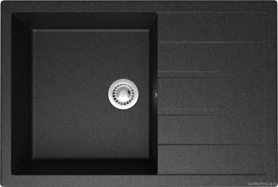 Мойка кухонная Domaci Болонья М-161-007 антрацит