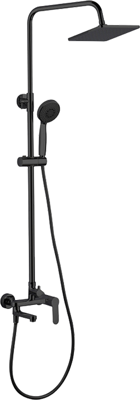 Душевая стойка Aquanet Passion AF300-72-S-B чёрная матовая