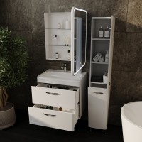 Мебель для ванной комнаты Style Line Каре 70 подвесная, Люкс Plus, белая