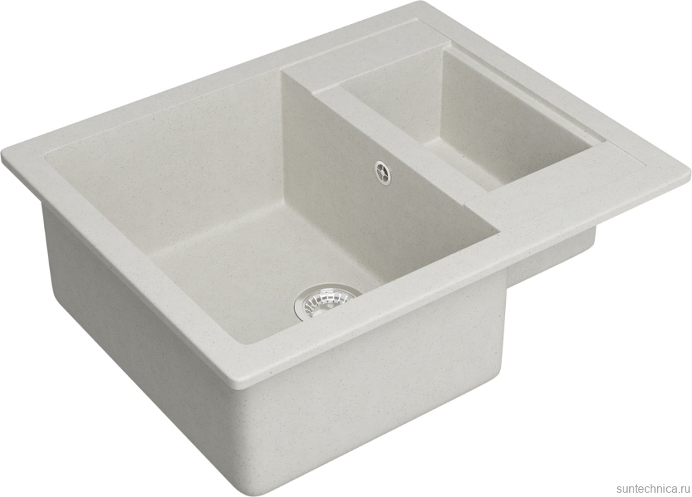 Мойка кухонная Domaci Болонья М-19-001 белая