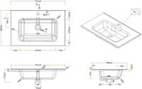 Мебель для ванной комнаты BelBagno Kraft 70 rovere galifax bianco