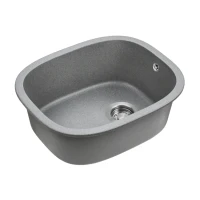 Мойка кухонная Emar Quartz EMQ-1560.P антрацит