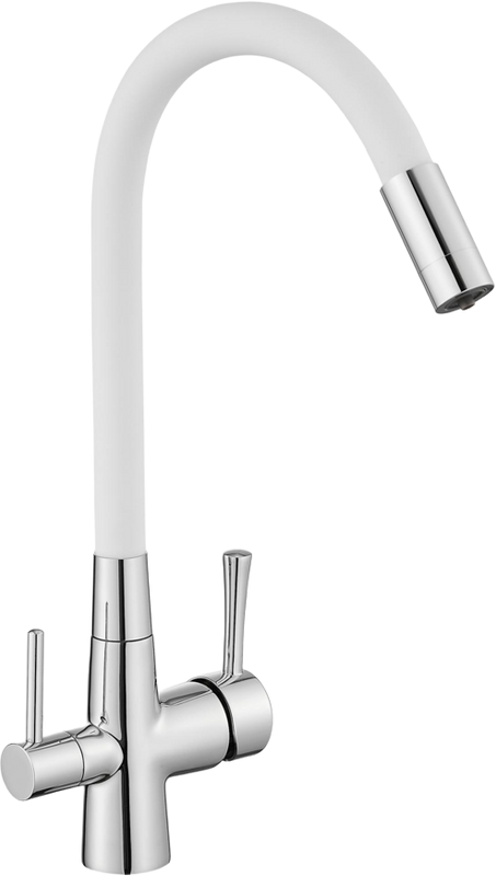 Смеситель для кухни Savol S-L1806-02 с гибким изливом