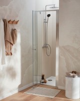 Душевая дверь в нишу Jacob Delafon Serenity 80 профиль хром