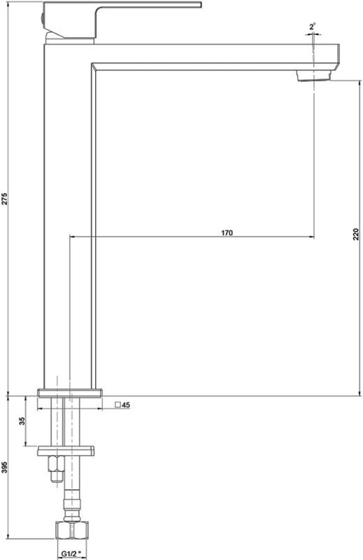 Смеситель для раковины Paini Grazia 21PZ205LL черный матовый