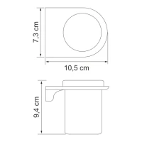 Набор Стакан Wasserkraft Kammel K-8328 + Мыльница K-8329 Набор Стакан Wasserkraft Kammel K-8328 + Мыльница K-8329