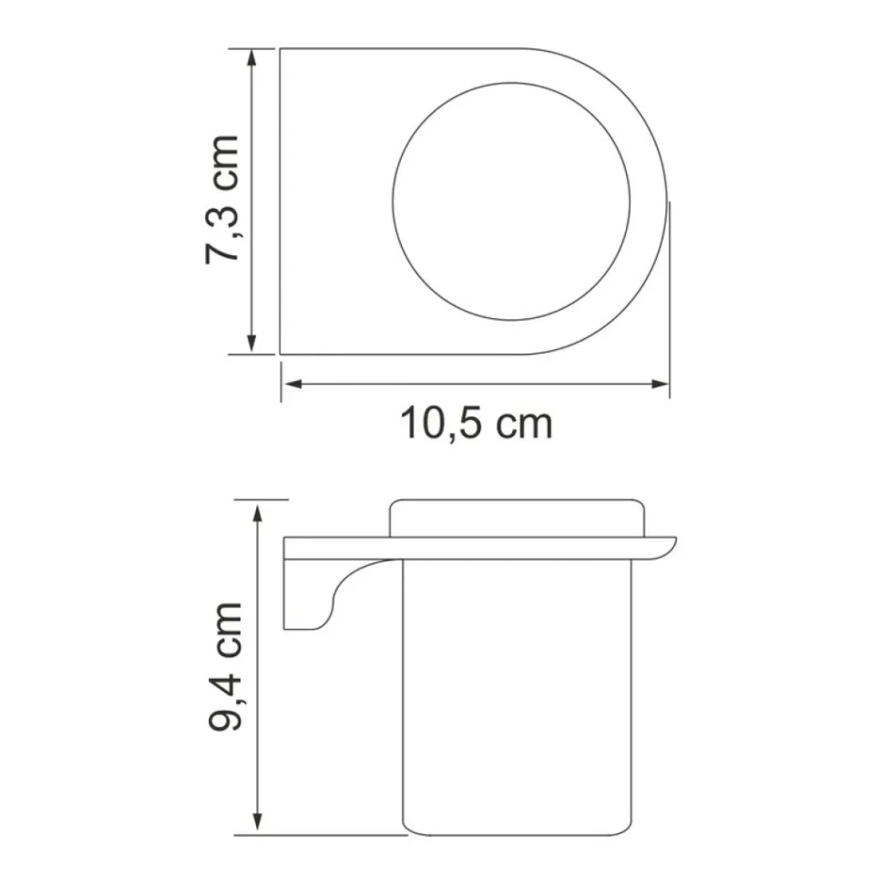 Набор Стакан Wasserkraft Kammel K-8328 + Мыльница K-8329