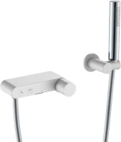 Смеситель для ванны с душем Boheme Stick 123-WCR white diamond chrome Смеситель для ванны с душем Boheme Stick 123-WCR white diamond chrome