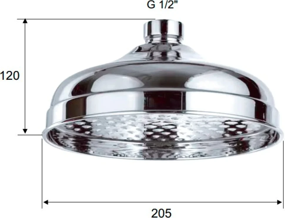 Верхний душ Remer 359B20X