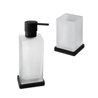 Набор Стакан Colombo Design Look B1641.NM + Дозатор B9317.NM Набор Стакан Colombo Design Look B1641.NM + Дозатор B9317.NM