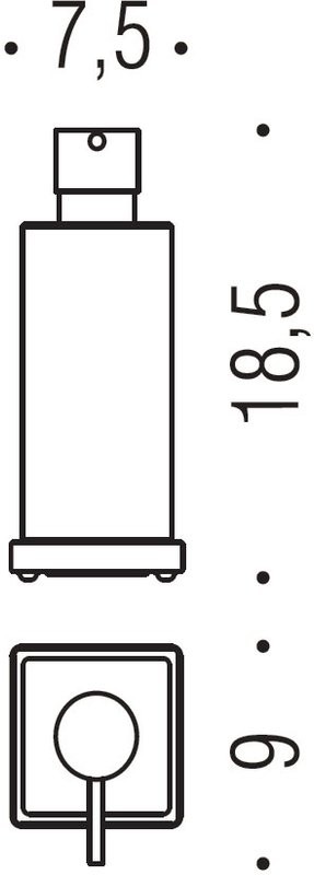 Набор Стакан Colombo Design Look B1641.NM + Дозатор B9317.NM