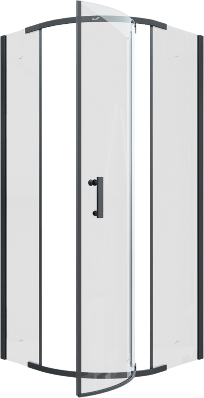 Душевой уголок Ceruttispa Korra Z90B 90х90, черный