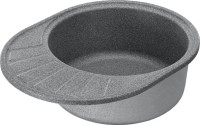 Комплект Мойка AQUATON Чезана серая + Измельчитель Bone Crusher BC 610-AS