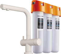 Смеситель для кухни Omoikiri Nagano PA-P с фильтром, пастила