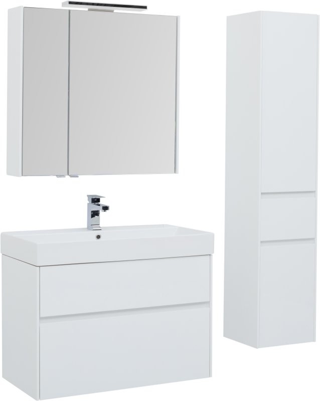 Мебельная раковина Aquanet Sanovit Slim Synergy 85