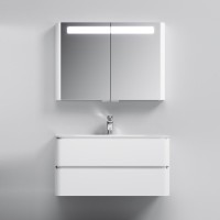 Мебель для ванной комнаты AM.PM Sensation 100 подвесная, белый глянец