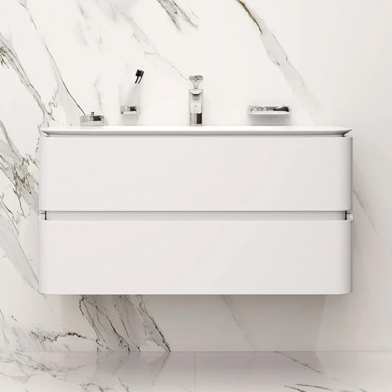 Мебель для ванной комнаты AM.PM Sensation 100 подвесная, белый глянец