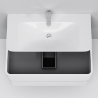 Мебель для ванной комнаты AM.PM Sensation 100 подвесная, белый глянец