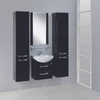 Тумба под раковину AQUATON Ария М 50 черный глянец Тумба под раковину AQUATON Ария М 50 черный глянец