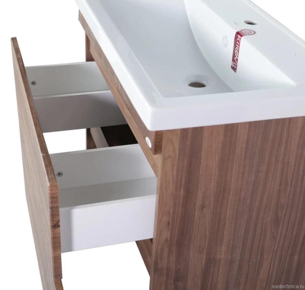 Тумба с раковиной ASB-Mebel Коста 80 светлый орех