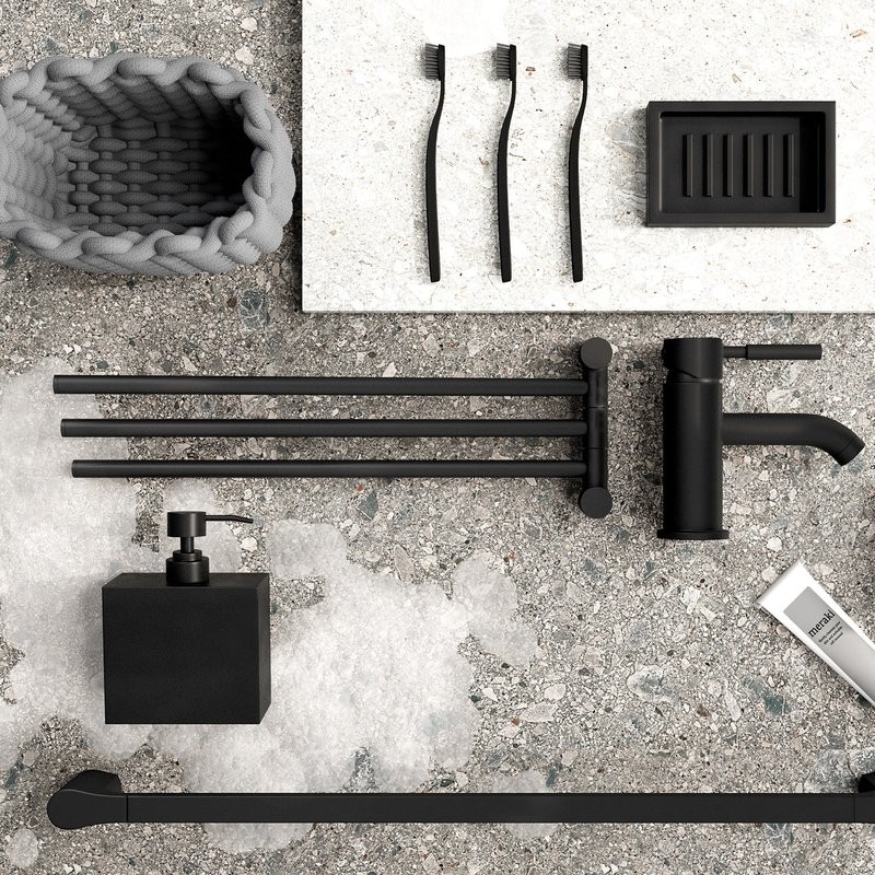 Держатель для полотенец Wasserkraft Tauber 1033B black