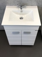 Мебель для ванной комнаты Comforty Модена 60М напольная, белая