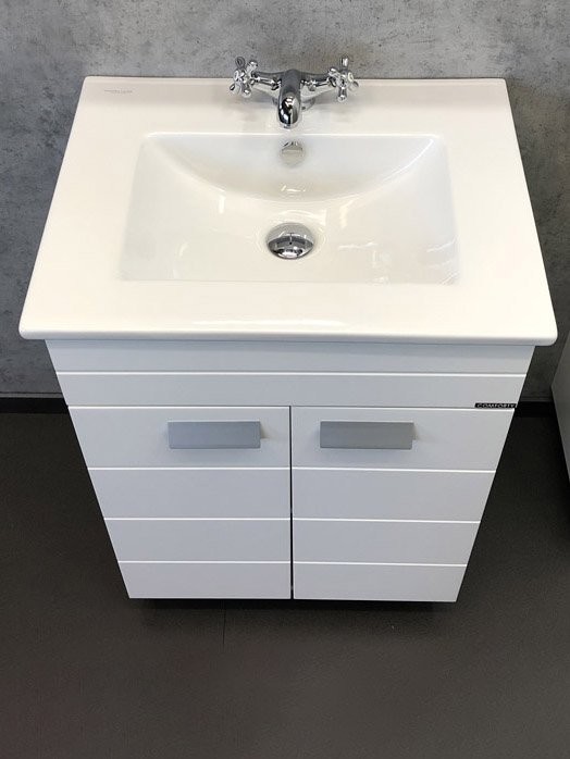 Мебель для ванной комнаты Comforty Модена 60М напольная, белая