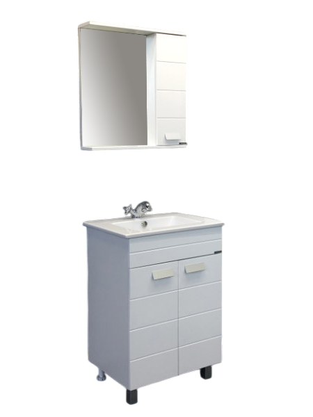 Мебель для ванной комнаты Comforty Модена 60М напольная, белая