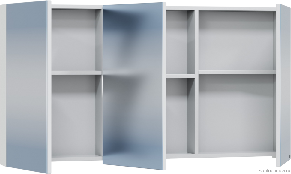 Мебель для ванной комнаты СаНта Марс 120 L напольная, с дверками, для стиральной машины