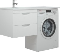 Тумба с раковиной Corozo Алиот 120, подвесная, под стиральную машину L
