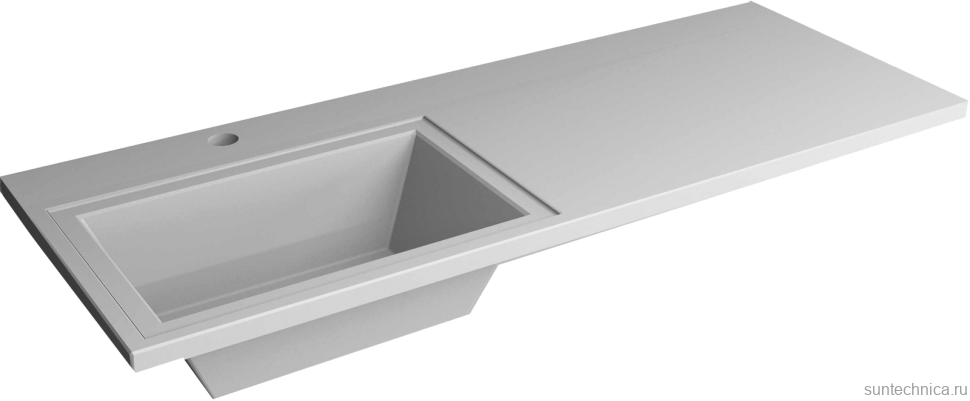 Тумба с раковиной Corozo Алиот 120, подвесная, под стиральную машину L