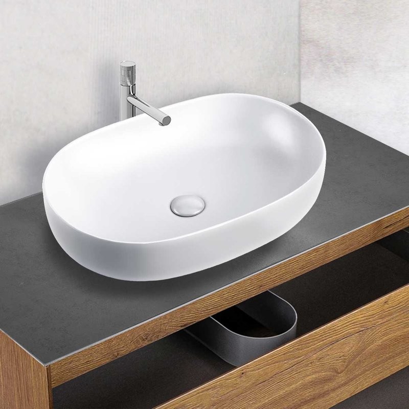 Накладная раковина Vincea VBS-113 60 белая