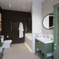 Тумба с раковиной VitrA Valarte 80 ретро зеленая