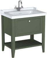 Тумба с раковиной VitrA Valarte 80 ретро зеленая