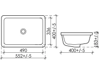 Раковина Ceramicanova Element CN6045